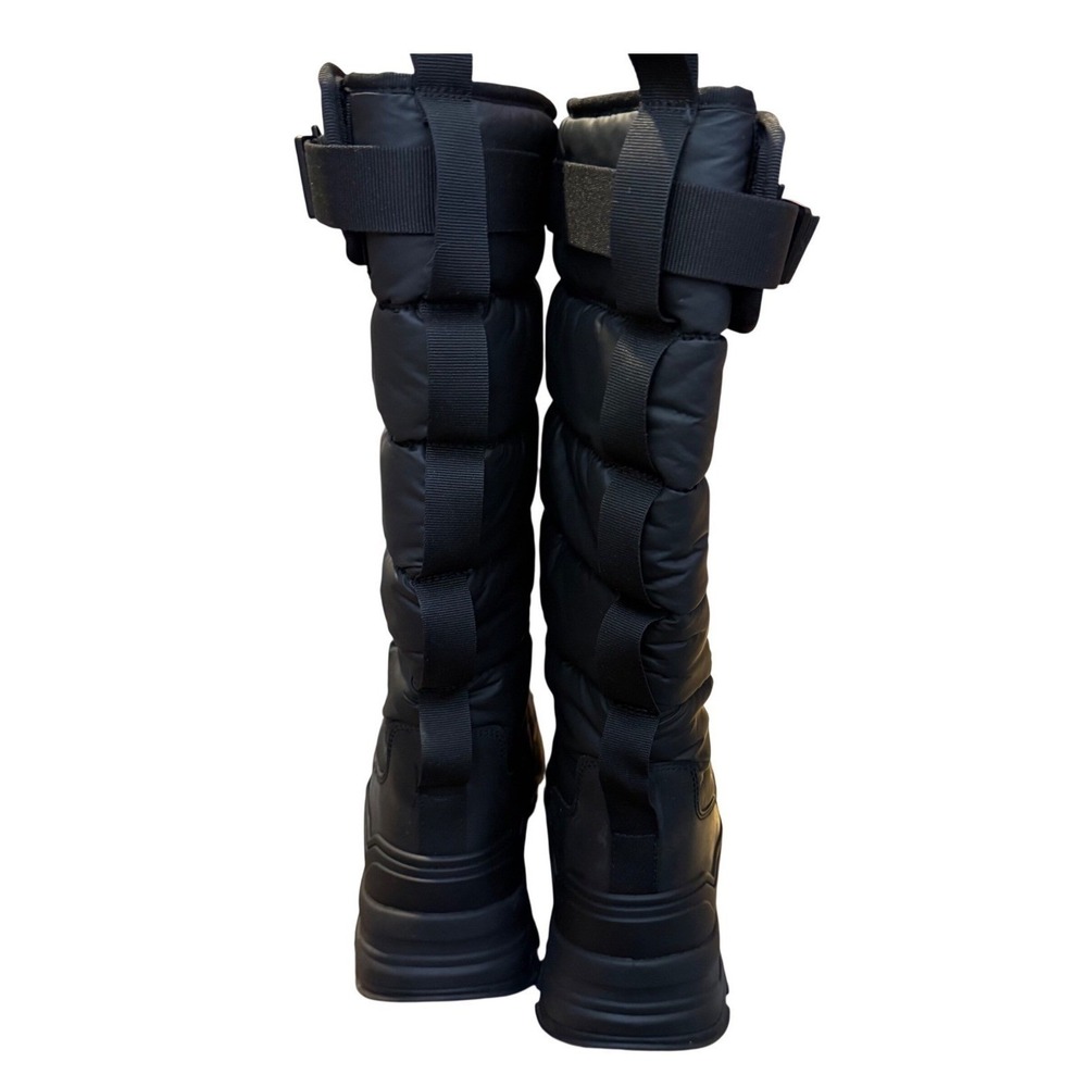 Hunter Intrepid Tall Snow Boots Black Quilted Insulated Winter Boots Womens 7 - Picture 5 of 6